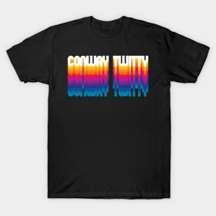 Retro Conway Proud Name Personalized Gift Rainbow Style T-Shirt